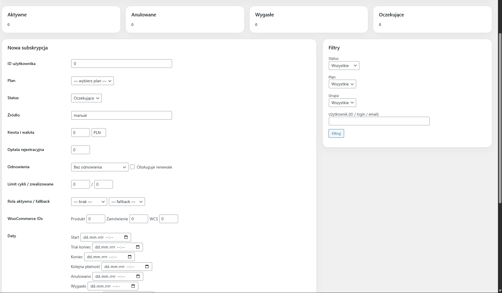 Panel integracji z Google Sheets i mapowaniem produktów